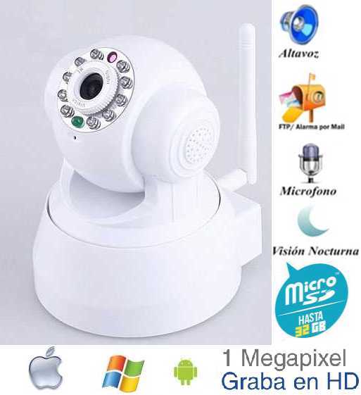 Cámara Ip Wifi Robotizada Con Audio Vision Norturna