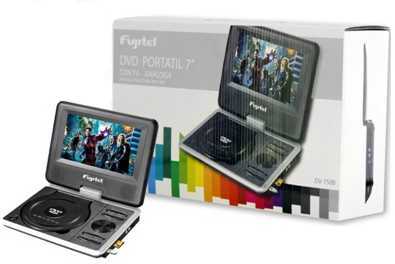 Mini Dvd Portátil 7 En Color Con Tv, Usb, Sd, 220v/12v