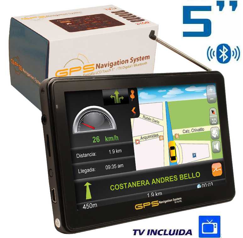 Gps 4.3 Fujitel, Video Musica Fm, Tv Digital, Bluetooth, Sd.