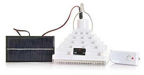 Lampara Led Solar Portatil Con Control Remoto Luz Brillante