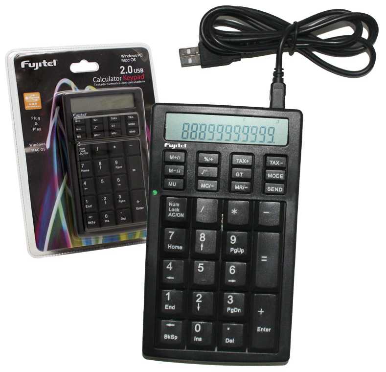TECLADO NUMÉRICO CALCULADORA