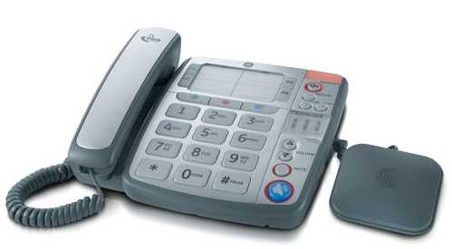 Telefono Fijo Altavoz, Vibrador, Braile, Luz Adulto Mayor